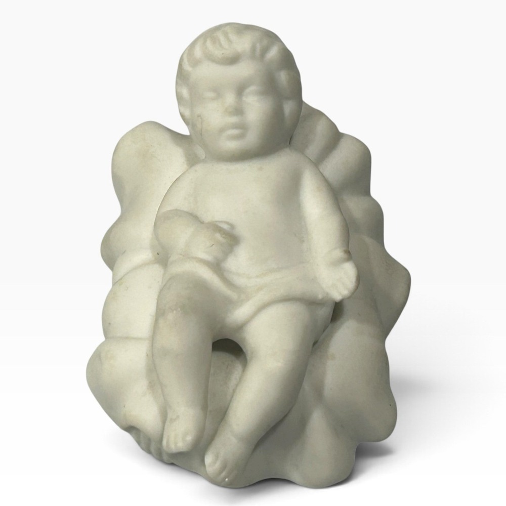 Avon Nativity Collectibles 1981 Baby Jesus Bisque Porcelain Figurine White Rare